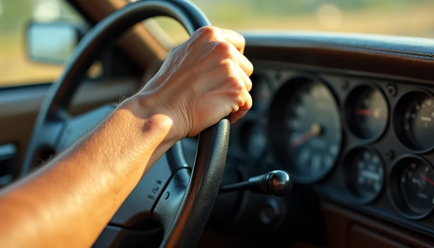 Close-up of well-used steering wheel and controls highlighting daily familiarity