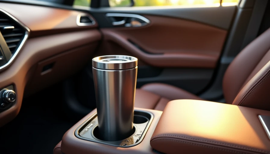 Close-up of used center console and armrest showing daily commute wear patterns