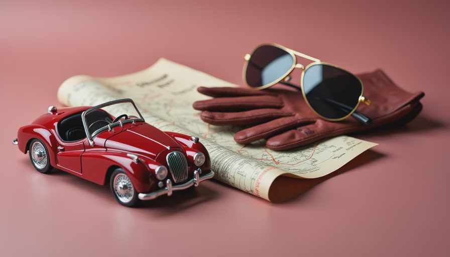 Visual context for classic car driving experience
