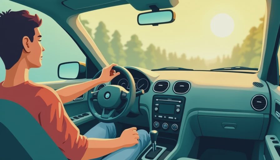 Visual context for ignition switch car
